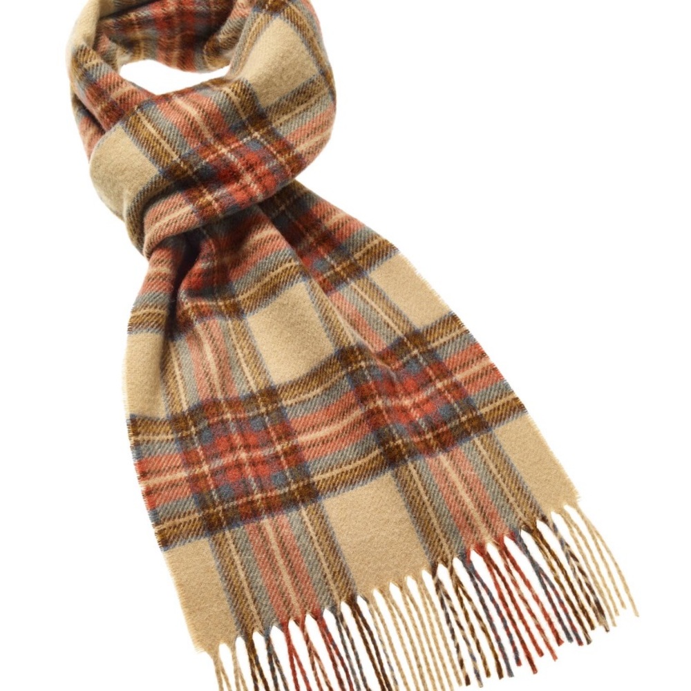 Antique Dress Stewart Tartan Scarf